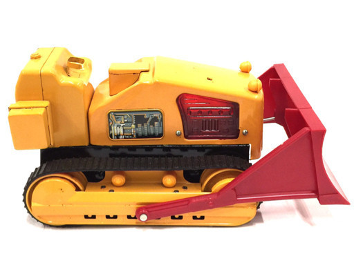 古董淺草玩具 ASAKUSA 鐵皮推土機 