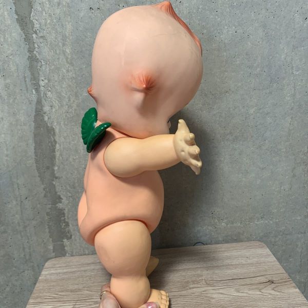 大型 昭和 古董老膠 丘比娃娃 50CM 
