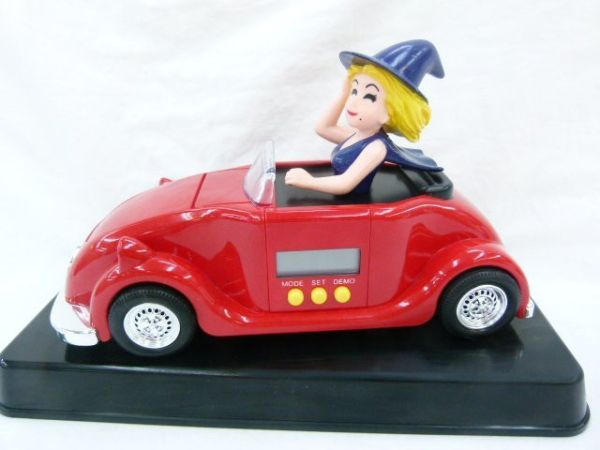 日版 汽車便利商店 Rakubu 音樂鬧鐘 汽車桌鐘  Kenichi Mikawa Uno Kanda 