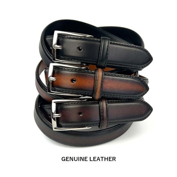 日本進口 時尚真皮腰帶 