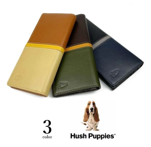 日本進口 Hush Puppies 長夾 皮夾 真皮 3色 日本進口 Hush Puppies 長夾 皮夾 真皮 3色