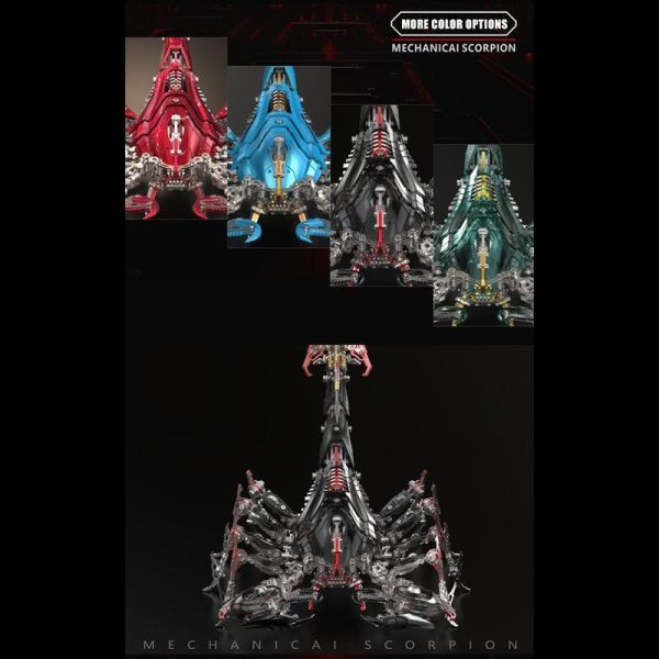 暗影突襲 3D 金屬PC機械戰爭蠍子模型 