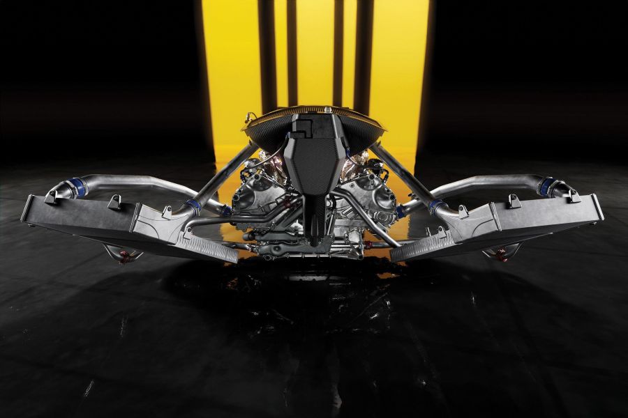 Amalgam Collection 法拉利 499P V6 引擎和變速箱（2023 年）1:4 SCALE 