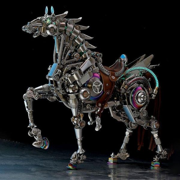 機械馬 3D 金屬模型套件 DIY 1500+件 