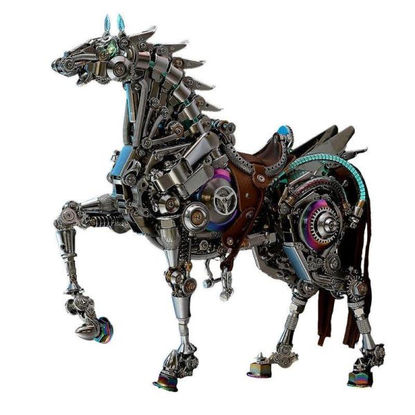 機械馬 3D 金屬模型套件 DIY 1500+件 