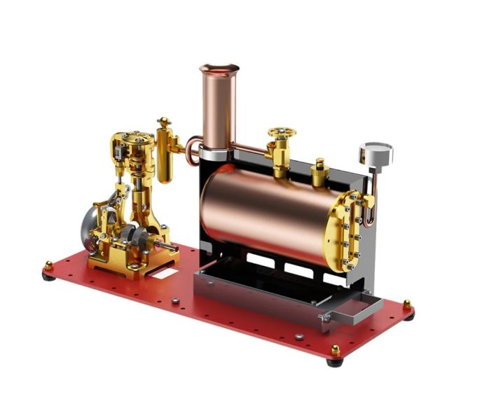 RETROL SE-03 DIY固定式蒸汽機 鍋爐模型套件 