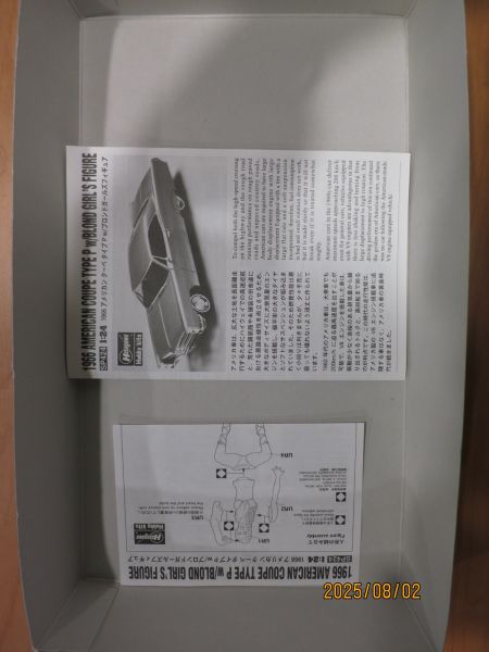 日版 1966 american coupe type pw/blond girls figure 1/24 組裝模型 