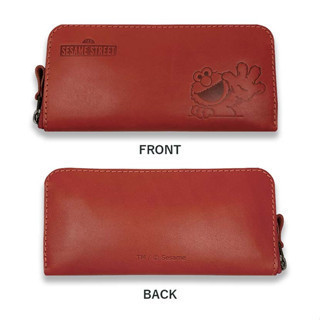 限定 日本製  芝麻街 真皮 長夾 男女適用 