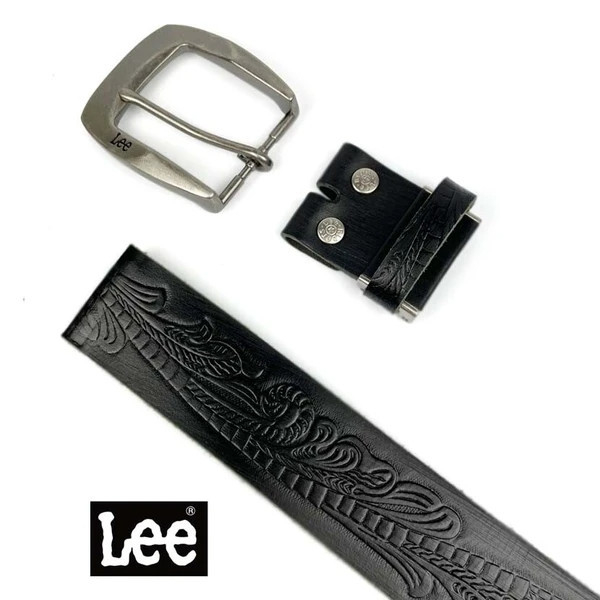 日本進口 Lee  真皮 皮工藝 咬花 皮帶 腰帶 3色 日本進口 Lee  真皮 皮工藝 咬花 皮帶 腰帶 3色