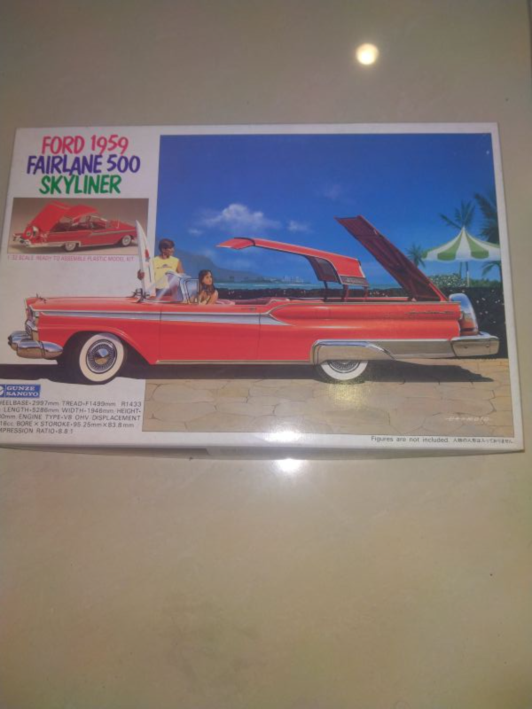 Forb 1959 fairlane skyliner 1/32 組裝模型 