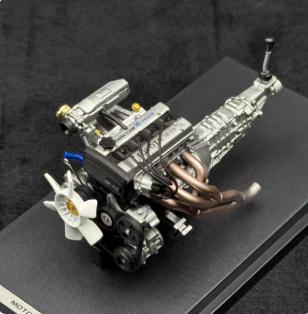 Motorhelix 1:18 MH 豐田AE86 引擎模型塑膠模型 