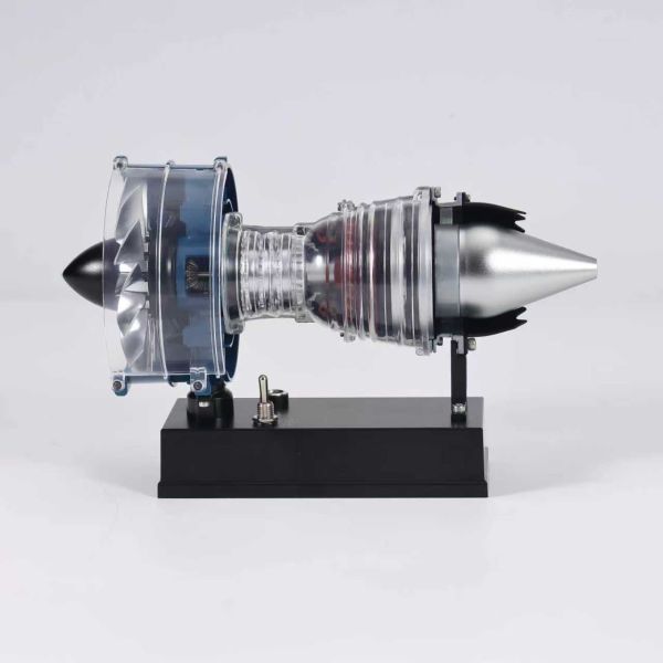 土星文化 小型 金屬 渦輪噴射引擎  飛機引擎模型 