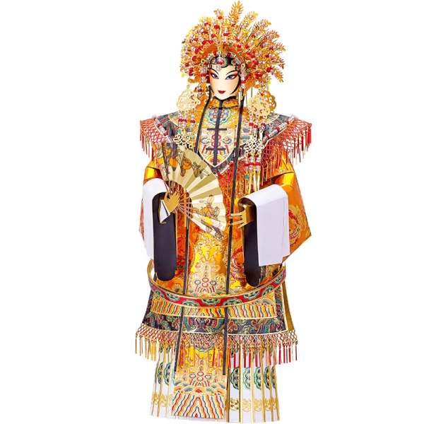 金屬模型 花旦 楊貴妃  DIY組裝 