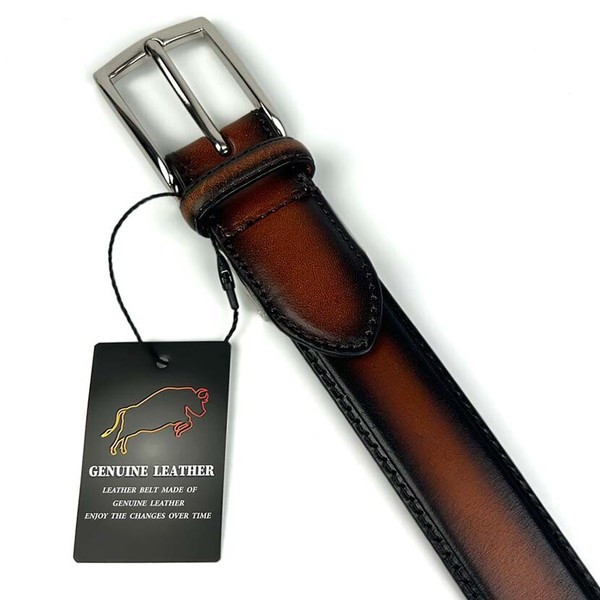 日本進口 時尚真皮腰帶 