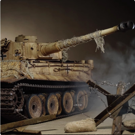 1:16 全金屬坦克 德國虎式金屬遙控坦 