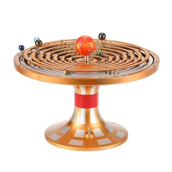 土星文化 太陽系金屬模型 