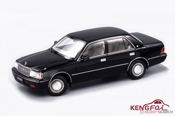 Kengfai 1/18 TOYOTA CROWN "Pearl Black" Left 