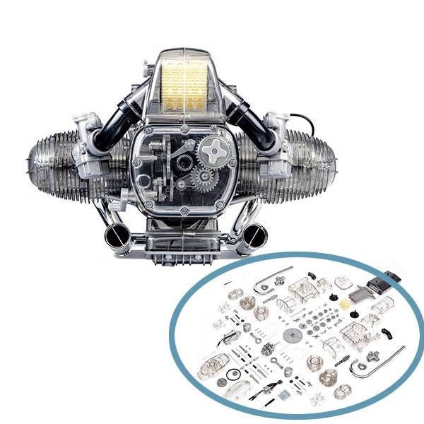 水平對臥雙缸引擎 - BMW授權 DIY 組裝模型 