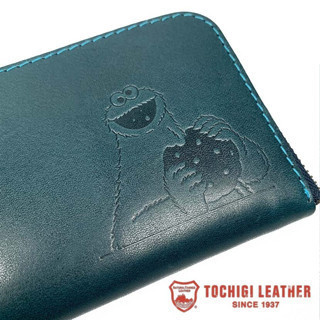 限定 日本製  芝麻街 真皮 長夾 男女適用 