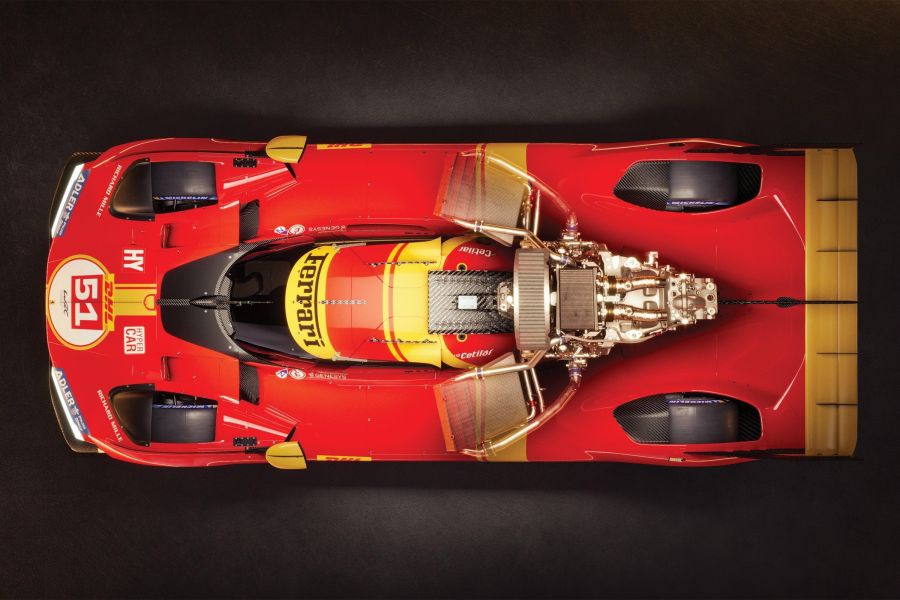 Amalgam Collection 法拉利 499P V6 引擎和變速箱（2023 年）1:4 SCALE 