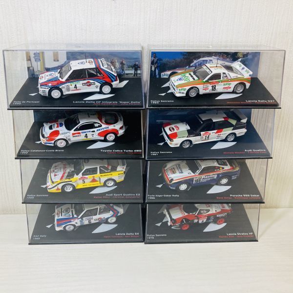 日版 Rally Racing 1/48 WRC 8 Lancia Delta 拉力賽 賽車 1992 