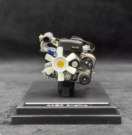 Motorhelix 1:18 MH 豐田AE86 引擎模型塑膠模型 
