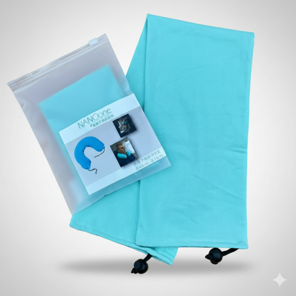 負離子循環頸枕套/品牌綠 負離子多功能襯墊