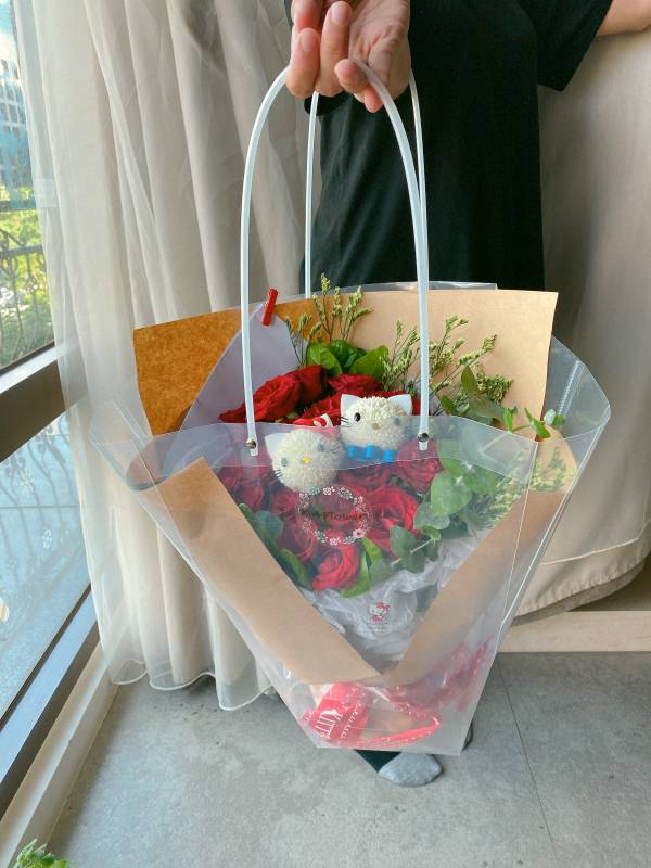 萌心綻放 花店 花禮 不凋花 永生花 信義 桌花 蘭花 高架 開幕 鮮花 玫瑰