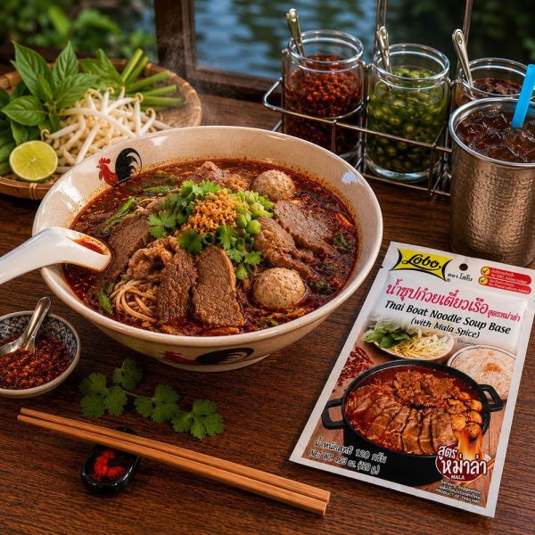 LOBO泰國船麵湯底(麻辣味) 泰國船麵,辣湯底,麻辣,泰國料理