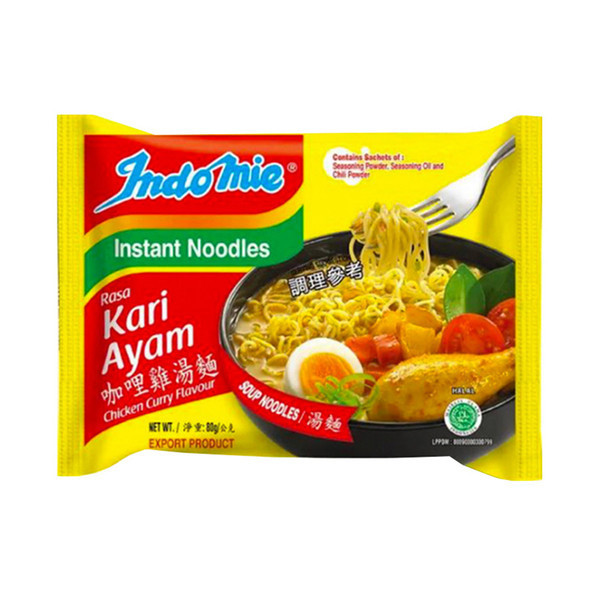 箱購★印尼Indomie營多湯麵-咖哩雞風味湯麵(40包入) 印尼Indomie營多湯麵