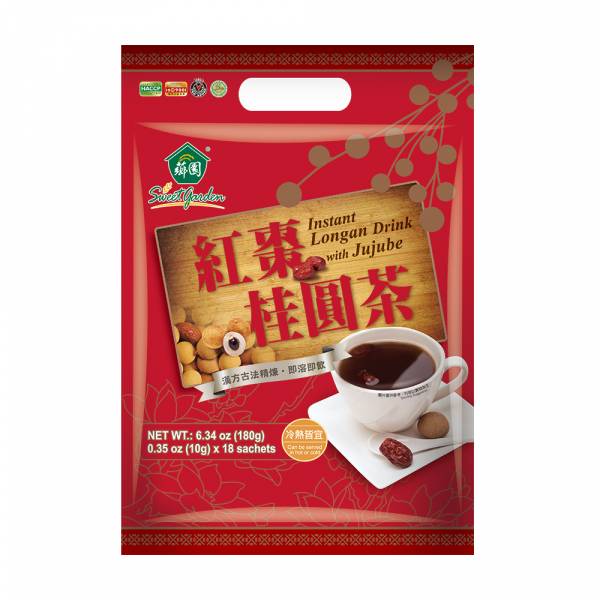 薌園-紅棗桂圓茶(10gx18入)/袋 紅棗桂圓茶
