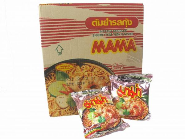 泰國MAMA蝦味麵55g(5包入) 網路排名好吃泡麵,泰國泡麵,媽媽蝦味麵
