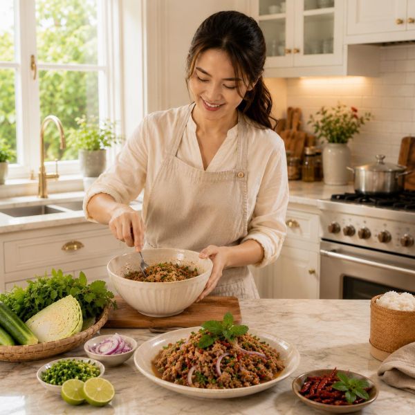 LOBO泰式涼拌調味粉 泰式料理,道地泰國料理,泰式涼拌豬肉,LOBO