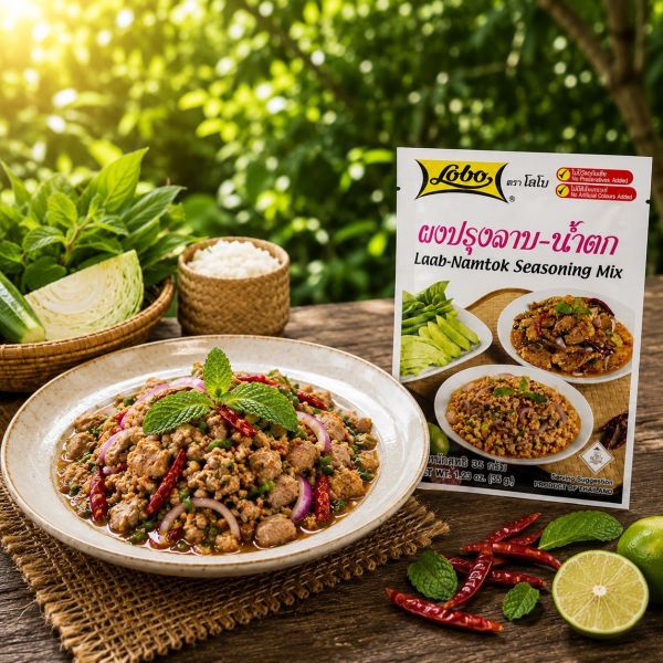 LOBO泰式涼拌調味粉 泰式料理,道地泰國料理,泰式涼拌豬肉,LOBO