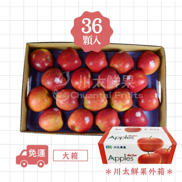 美國-富士蘋果、8顆入/盒、28顆&32顆&36顆入/箱(免運) 美國富士蘋果,富士蘋果,進口水果,水果箱,蘋果,好吃的蘋果,國外水果,水果宅配