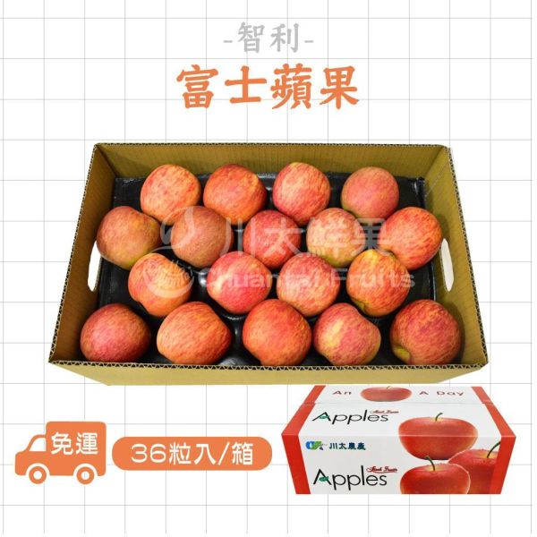 智利-富士蘋果、多規格(免運) 智利富士蘋果,富士蘋果,蘋果,水果,進口水果,大容量,重量級