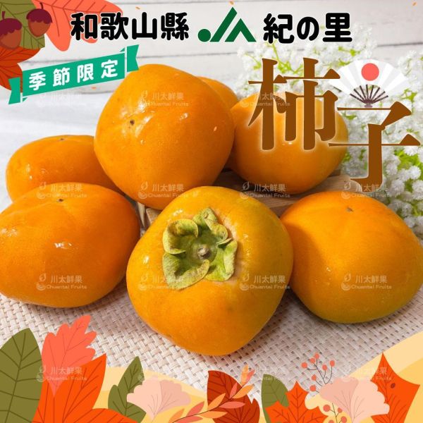 日本空運-和歌山柿子、禮盒9顆入/盒(免運) 日本和歌山,芝麻柿,黑糖柿,日本水果,日本名產,進口水果,水果禮盒,空運果物,空運來台,新鮮水果,水果,送禮,日本和歌山柿子