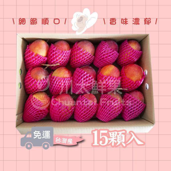【預購+少量現貨】台灣愛文芒果、大箱15顆入/箱(免運) 枋山愛文芒果,芒果,台灣芒果