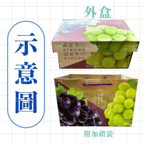 川太精選-日本麝香PC盒1托入+蜜柑1盒入/組、(免運) 水果禮盒,日本水果,送禮,蜜柑,麝香,中秋,年節,日本麝香,日本蜜柑