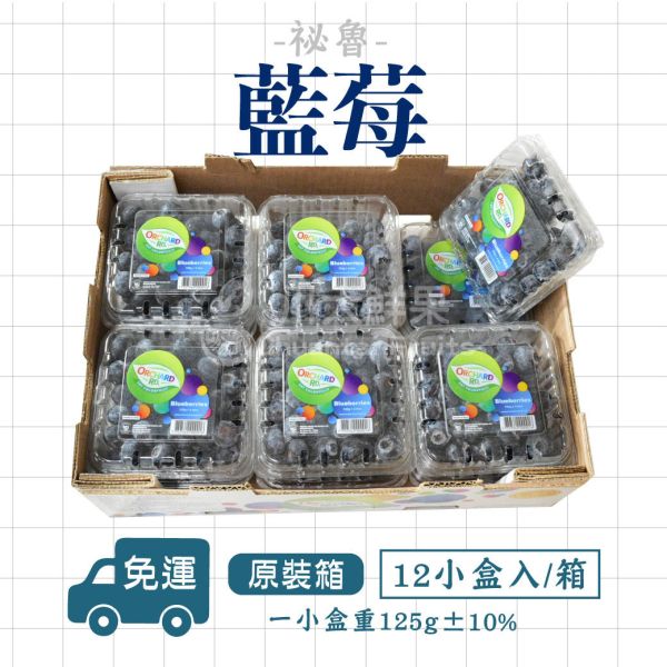 ［驚爆價］祕魯-新鮮藍莓、原裝12小盒入/件、6小盒入/組(免運) 藍莓,祕魯,藍莓,空運藍莓,花青素,輕食