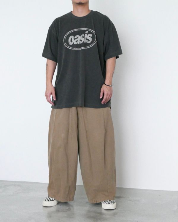 Oasis水洗刷舊tee / 4色 