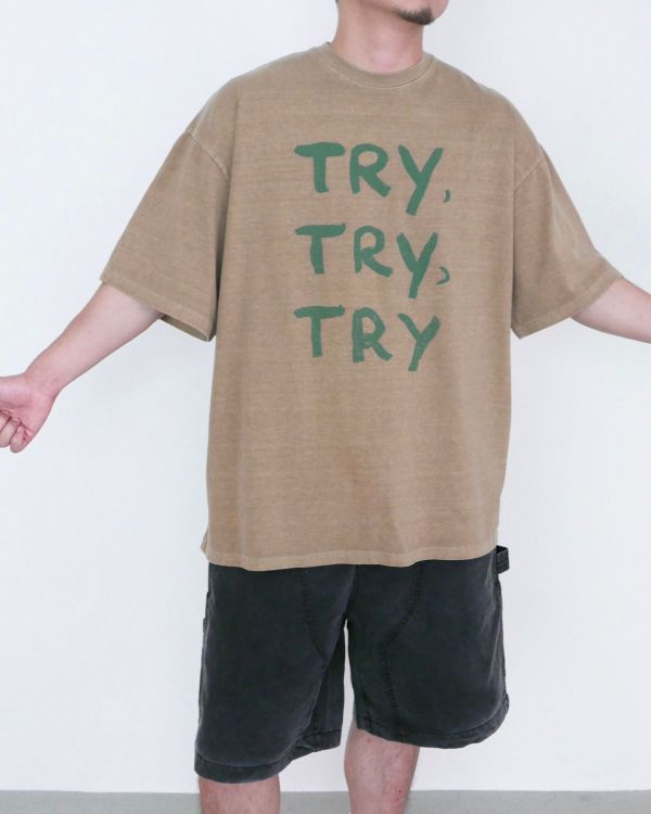 多試幾次水洗tee / 3色 