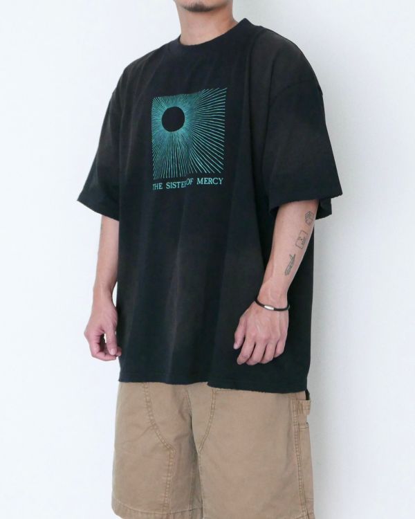 抽象插畫水洗tee / 2色 