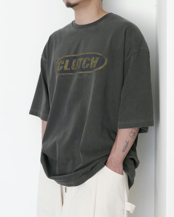 Clutch水洗字母tee / 2色 