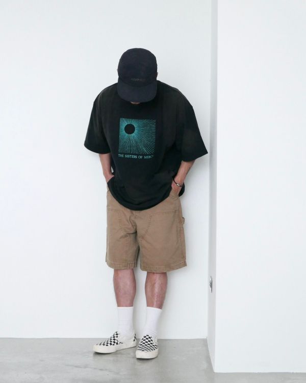 抽象插畫水洗tee / 2色 