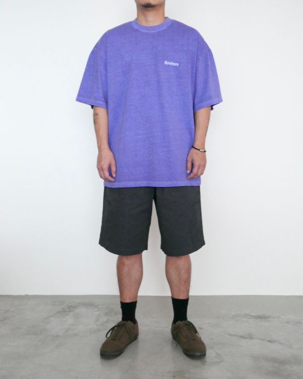 Nowhere水洗刷色tee / 2色 