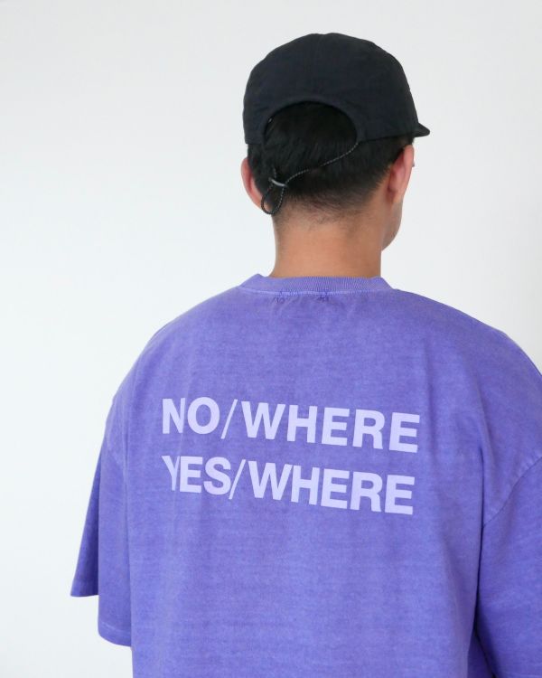 Nowhere水洗刷色tee / 2色 