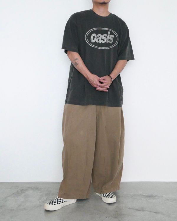 Oasis水洗刷舊tee / 4色 
