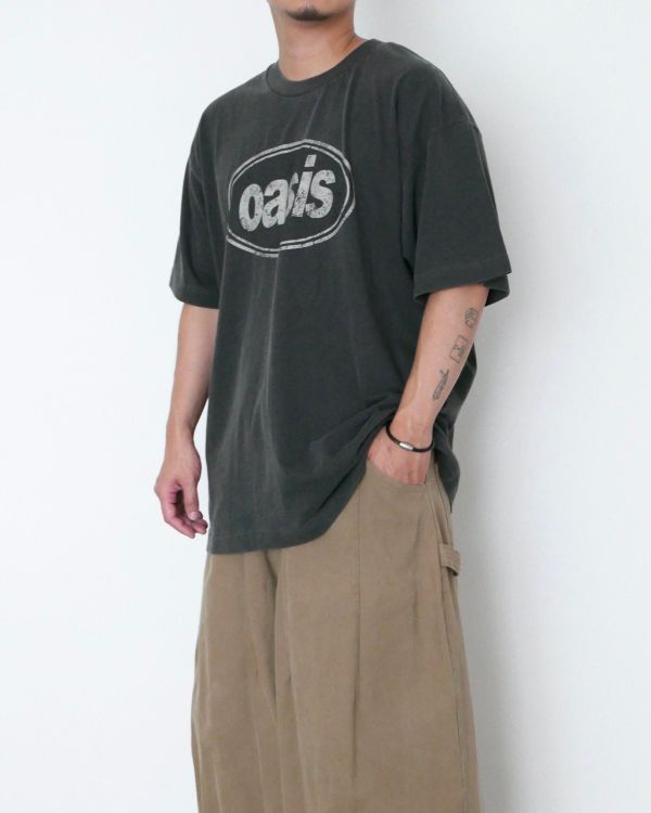 Oasis水洗刷舊tee / 4色 