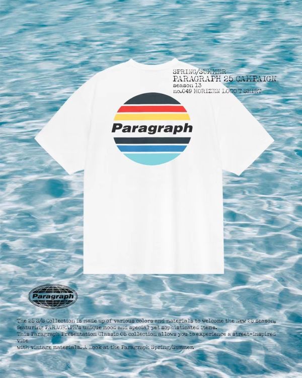 Paragraph 多彩 logo tee / 4色 